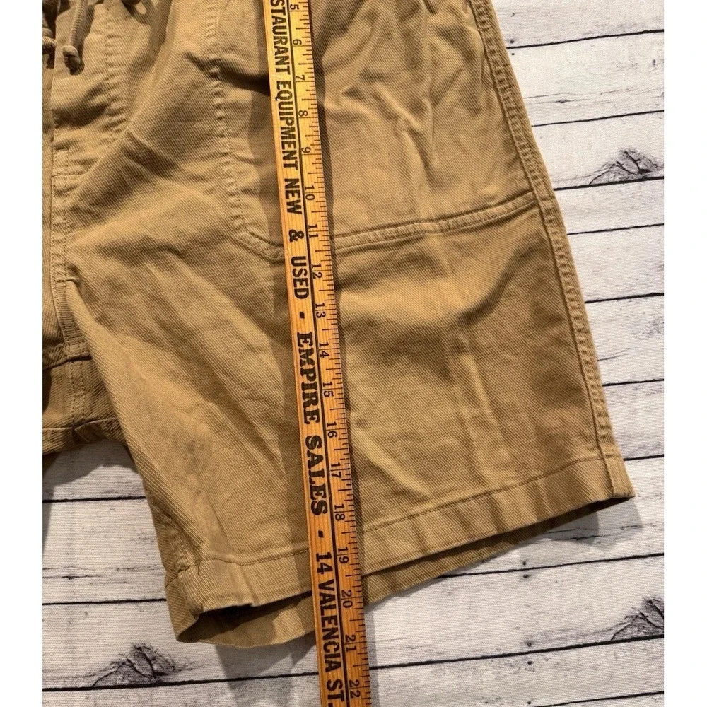 Alex Mill Mens Chino Short Sz XXL Casual Drawstring Heavy Cotton Cargo Preppy